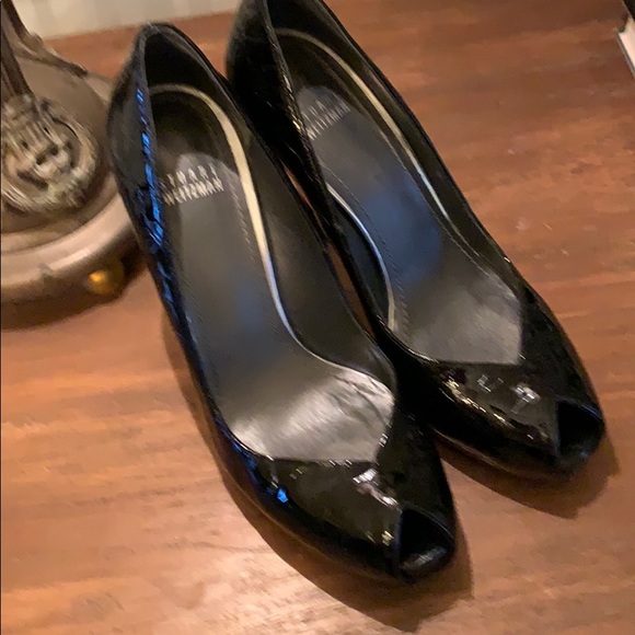 Stuart Weitzman PeepToe Heels - Picture 4 of 11